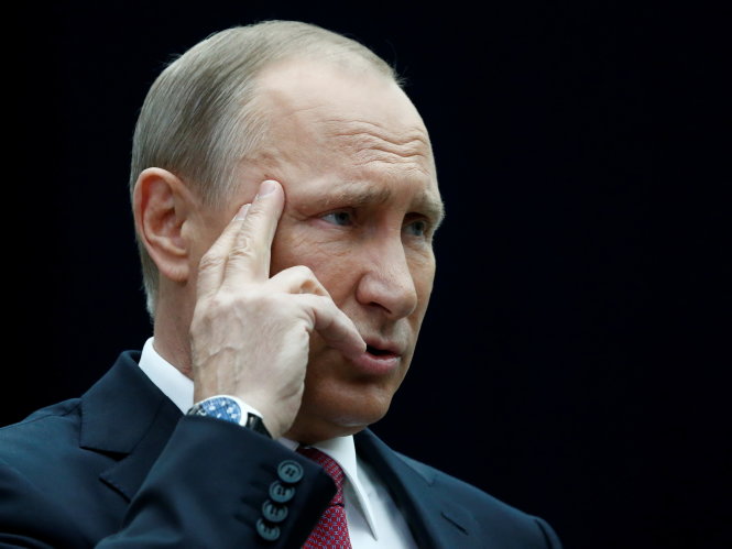 Tổng thống Nga Vladimir Putin - Ảnh: Reuters