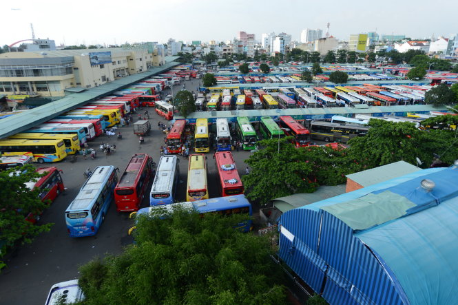 Đến cuối năm 2018, bến xe Miền Đông cũ sẽ chấm dứt hoạt động. Trong ảnh: một góc bến xe Miền Đông cũ - Ảnh: Quang Định