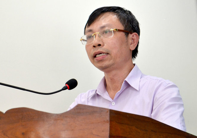 Ông Đào Hồng Đức - giám đốc Trung tâm đăng kiểm tàu cá Tổng cục Thủy sản - Ảnh: Duy Thanh