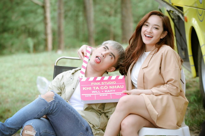 Hình ảnh đáng yêu của Will và Kaity trong MV Khi ta có nhau