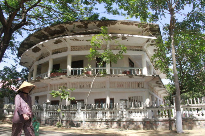 Một kiến trúc độc đáo tại trại phong Quy Hòa do nữ tu Charles Antoine thiết kế và các bệnh nhân thi công - Ảnh: Đoàn Cường