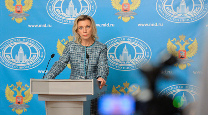 Người phát ngôn Bộ Ngoại giao Nga Maria Zakharova - Ảnh chụp màn hình