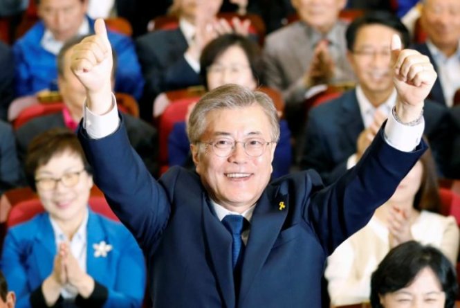 Tổng thống Hàn Quốc Moon Jae In - Ảnh: Reuters