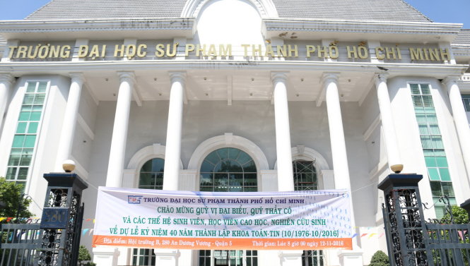 Trường ĐH Sư phạm TP.HCM.