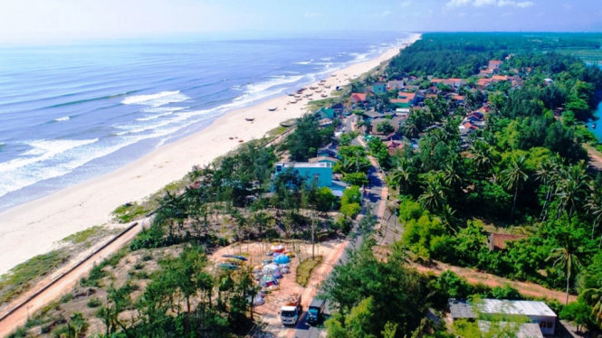 Xã ven biển Tam Thanh - Ảnh: HÀ NGUYỄN