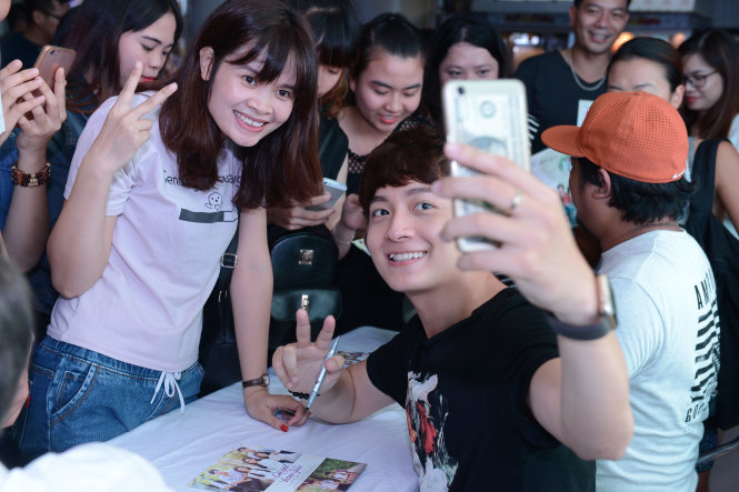 Ngô Kiến Huy rất được lòng các fan