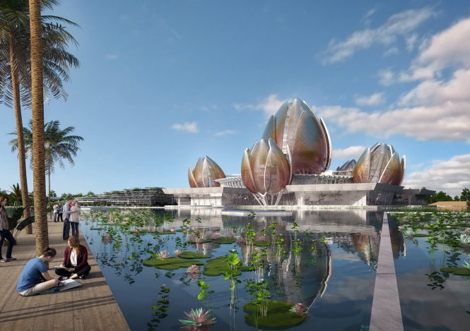 Phối cảnh nhà hát Hoa Sen