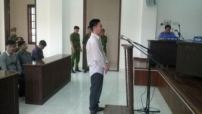 Bị cáo Lâm tại tòa