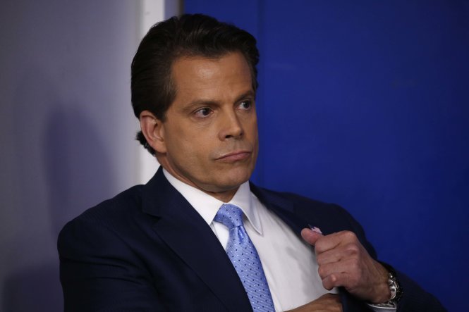 Quyết định bổ nhiệm ông Scaramucci của ông Trump nhận được sự ủng hộ của hai con đồng thời là hai cố vấn cấp cao Nhà Trắng Jared Kushner và Ivanka Trump nhưng vấp phải sự phản đối của cựu thư ký báo chí Nhà Trắng Sean Spicer - Ảnh: Reuters