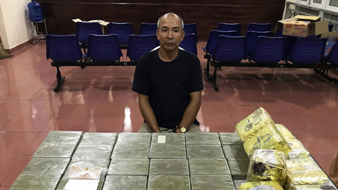 Đối tượng Hiệp cùng với số lượng ma túy