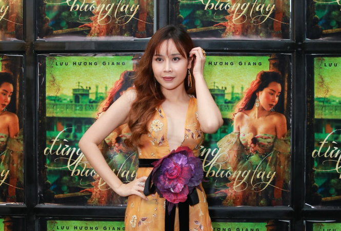 Lưu Hương Giang tràn đầy sức sống trong ngày trở lại với MV Đừng buông tay - Ảnh: Hải Nguyễn