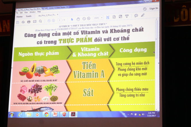 Áp phích “3 phút thay đổi nhận thức” - ảnh Hà Thanh