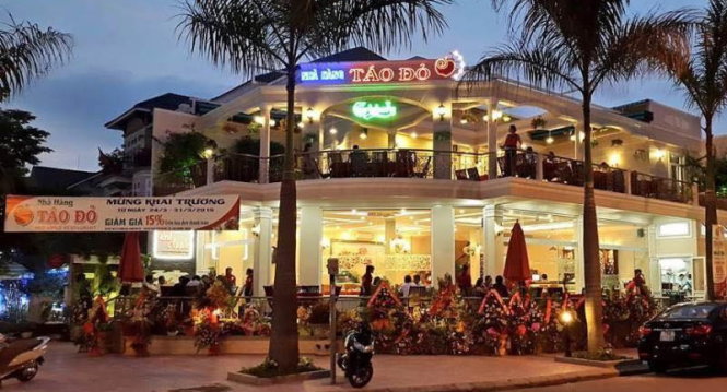 Nhà hàng Táo đỏ nơi xảy ra vụ việc