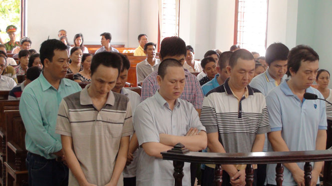 9 bị cáo trong vụ TTGT Cần Thơ nhận hối lộ đồng loạt kháng cáo - Ảnh: LÊ DÂN