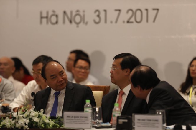 Thủ tướng Nguyễn Xuân Phúc khẳng định những gì tư nhân làm tốt thì nhà nước sẽ tạo điều kiện cho tư nhân làm - ẢNH: Việt Dũng