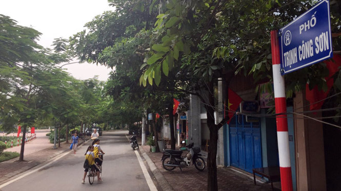 Phố Trịnh Công Sơn sẽ biến thành không gian đi bộ vào các tối cuối tuần - Ảnh: XUÂN LONG