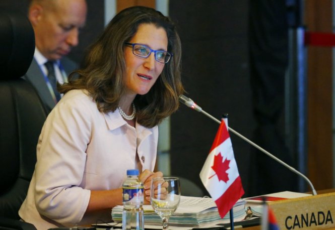 Bộ trưởng Ngoại giao Canada Chrystia Freeland