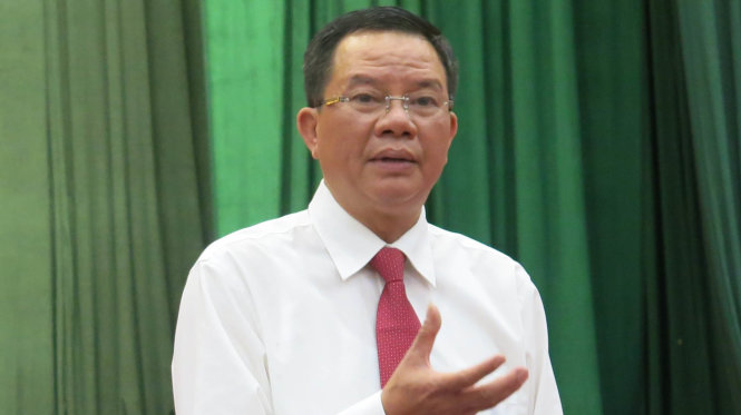 Ông Phạm Đình Thi, Vụ trưởng Vụ Chính sách thuế, Bộ Tài chính cho hay sẽ trình Chính phủ nâng thu nhập vãng lai lên trên 5 triệu đồng mới bị khấu trừ thuế 10% - Ảnh: LÊ THANH