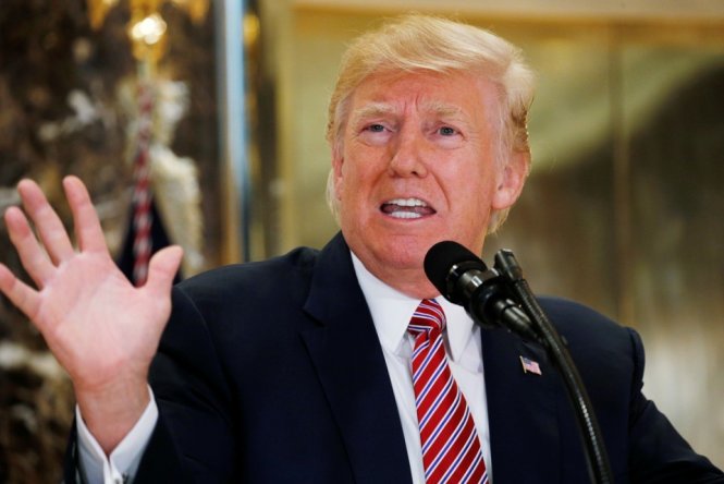 Tổng thống Mỹ Donald Trump - Ảnh: Reuters