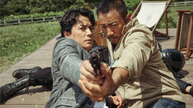 Hai nam chính Trương Hàm Dư và Fukuyama Masaharu - Ảnh: HK01