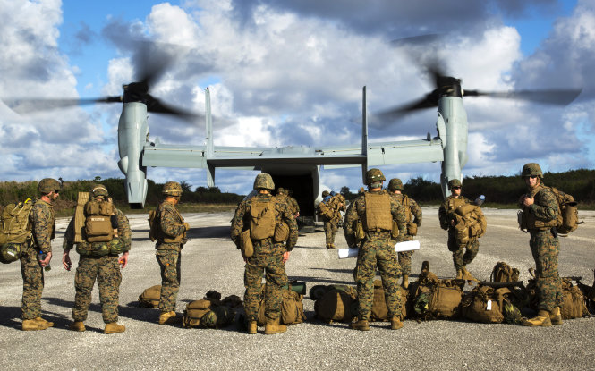 Thủy quân lục chiến Mỹ - Ảnh: US Marine Corps