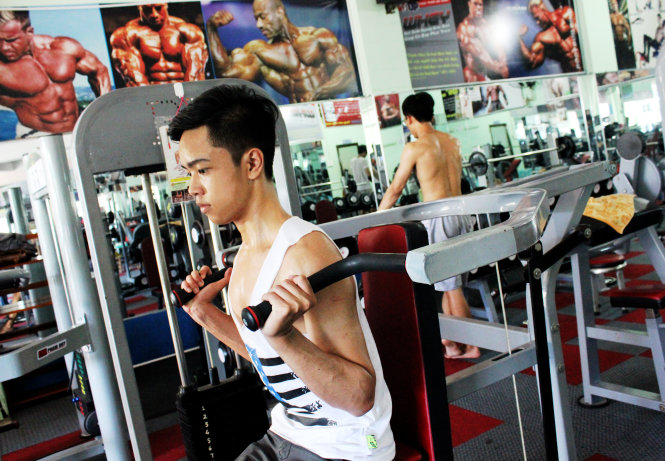 Muốn tăng cơ phải kết hợp tập luyện thể hình và chế độ dinh dưỡng phù hợp - Ảnh: MẠNH KHANG