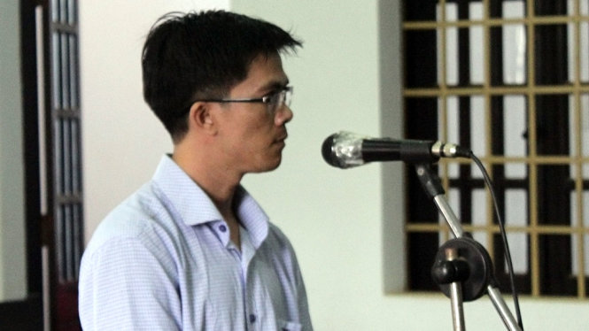 Bị cáo Y Sơn Bon Dốc Ju bị tuyên phạt 7 năm tù về tội chiếm đoạt tài sản - Ảnh: L.Đ.
