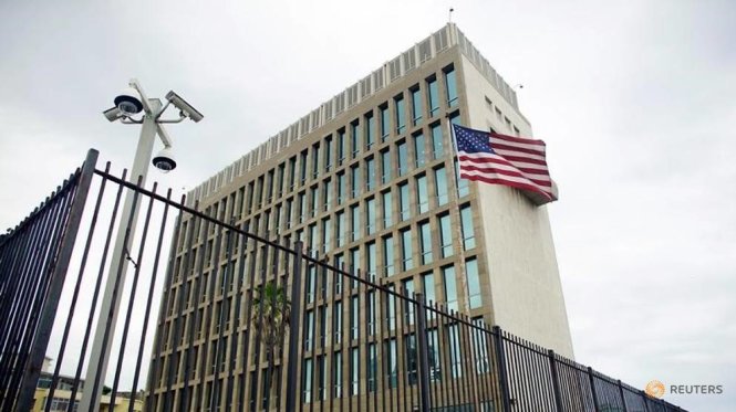 Đại sứ quán Mỹ tại Havana, Cuba - Ảnh: Reuters