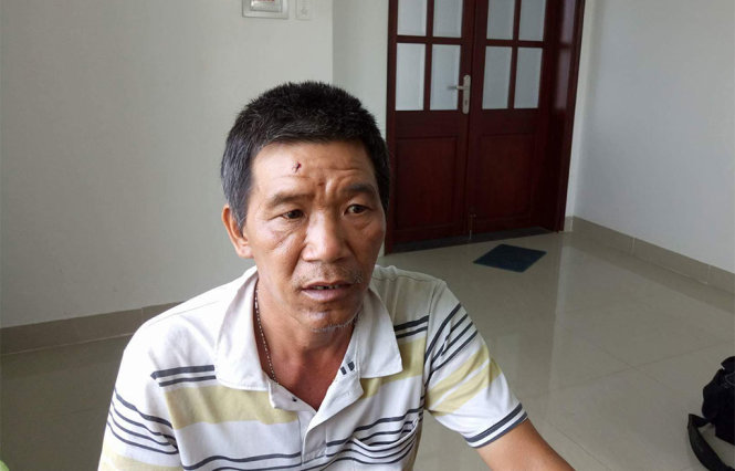 Lưu Văn Bạt khi bị bắt - Ảnh: Q.GIANG