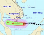 Bão Tembin đang đi lệch xuống phía Nam