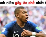 Pháp thắng, Mbappe tiếp tục khiến dân mạng tức vì câu giờ