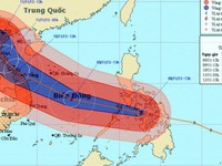 Tối nay, bão Hải Yến sẽ vào biển Đông