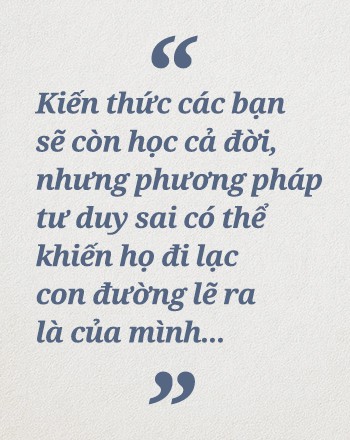 Giáo sư quần đùi: Tôi muốn khơi gợi tiềm năng ngủ yên của giới trẻ - Ảnh 8.