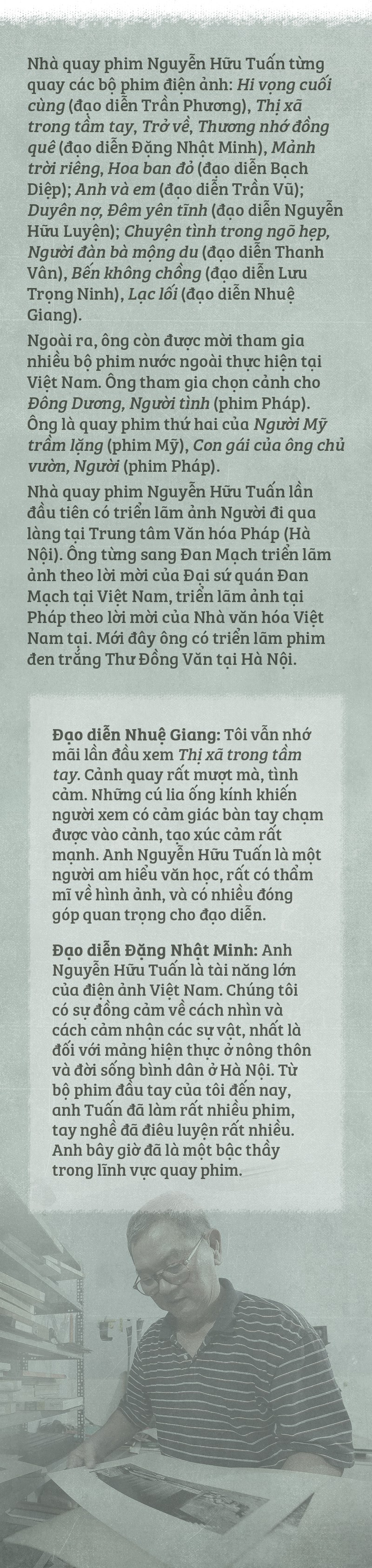 Nhà quay phim Nguyễn Hữu Tuấn: Thảnh thơi chơi với hình ảnh - Ảnh 13.