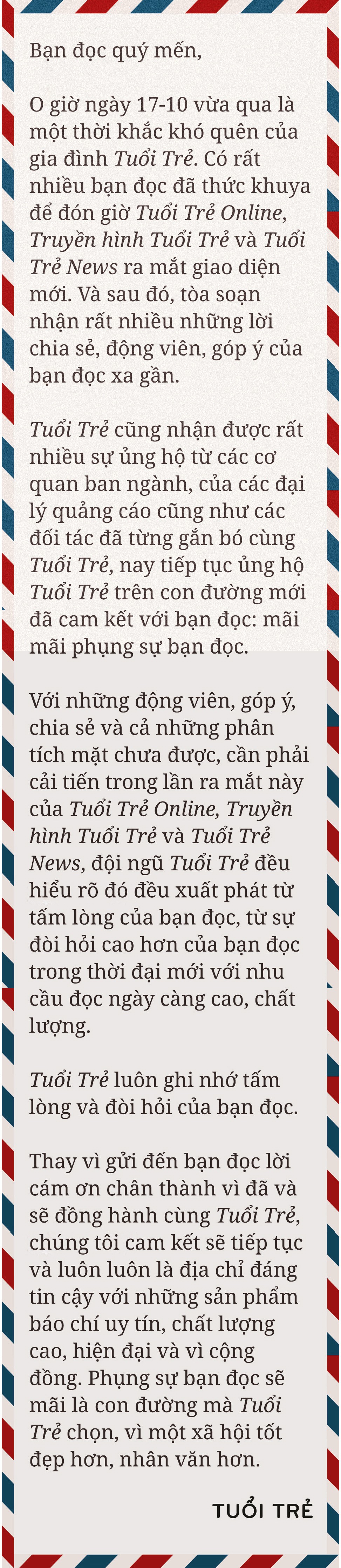 Thư cảm ơn viết từ 0 giờ ngày 17-10 - Ảnh 1.