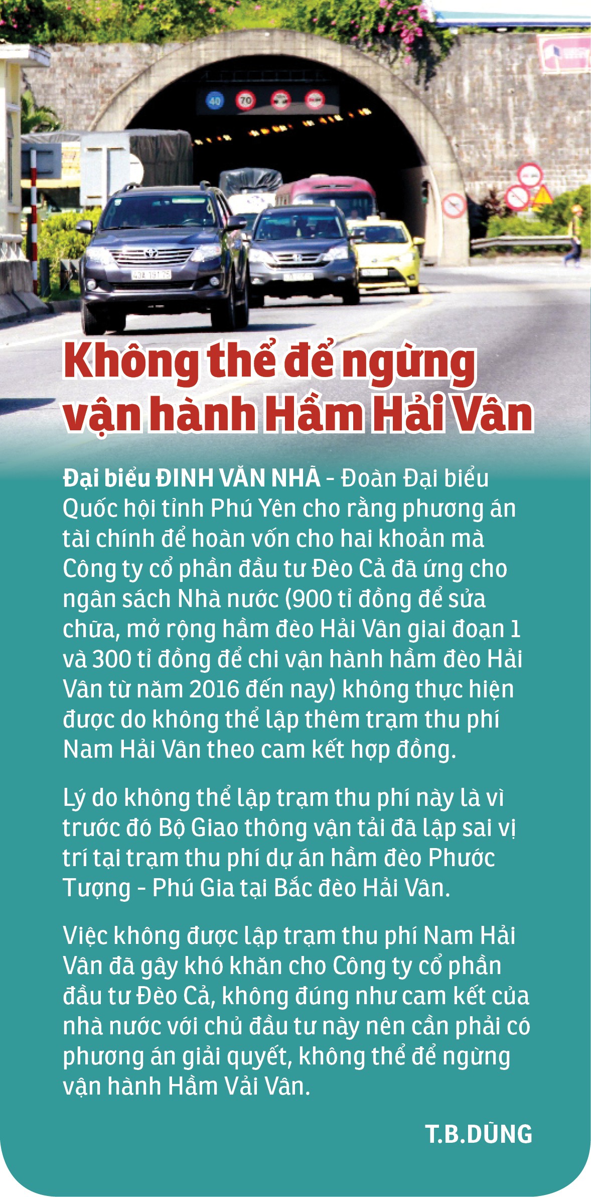 Nguy cơ đóng cửa hầm Hải Vân vì… hết tiền? - Ảnh 9.