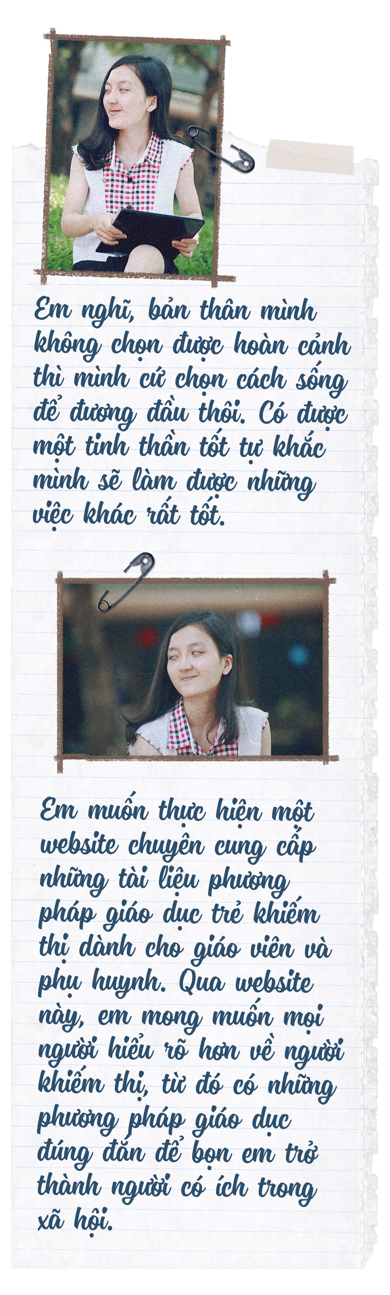 Nữ sinh khiếm thị giành học bổng 1 tỉ đồng - Ảnh 10.