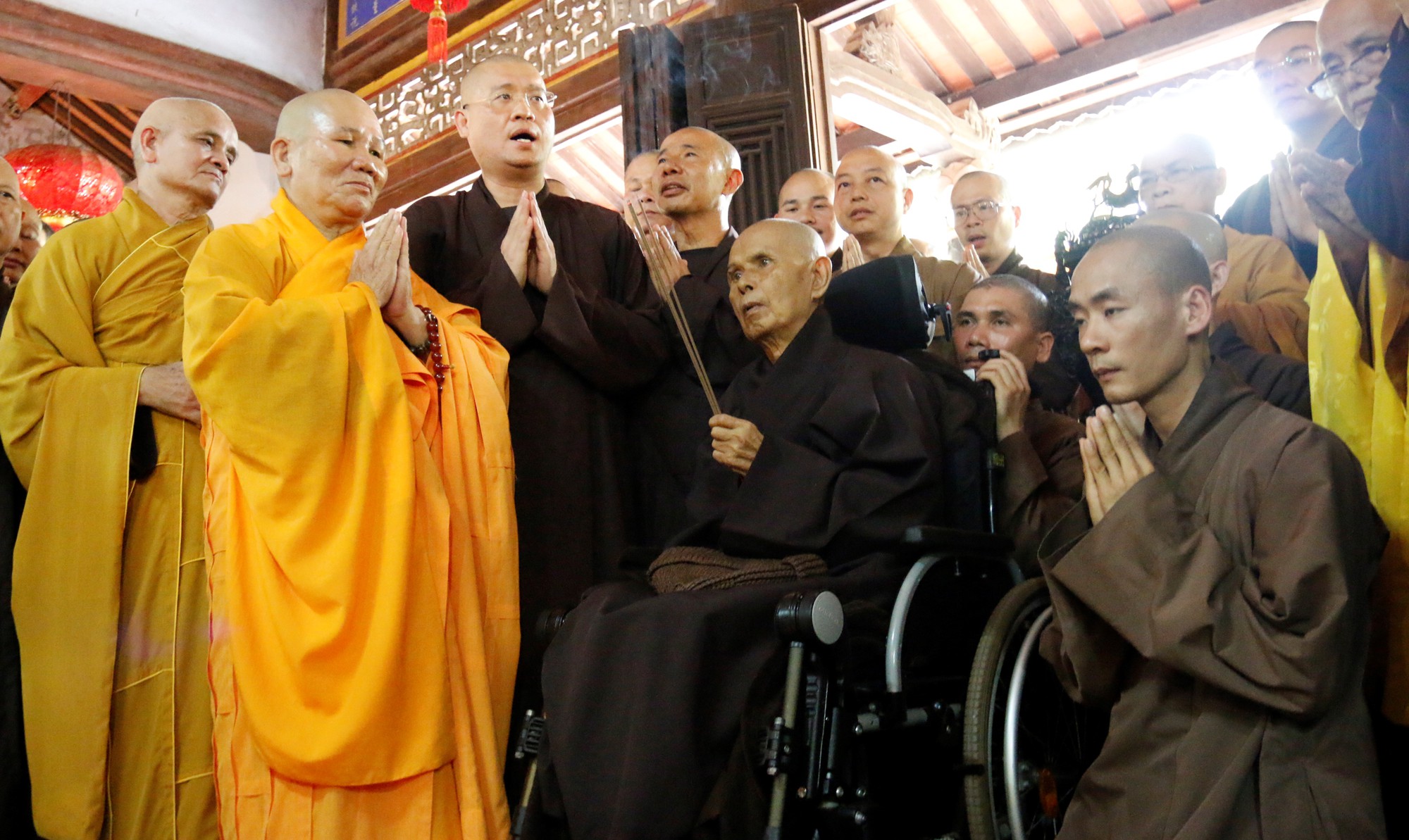 Thiền sư Thích Nhất Hạnh: Về nước để được sống nơi đất Tổ - Ảnh 4. Thiền sư Thích Nhất Hạnh: Về nước để được sống nơi đất Tổ - Ảnh 4.