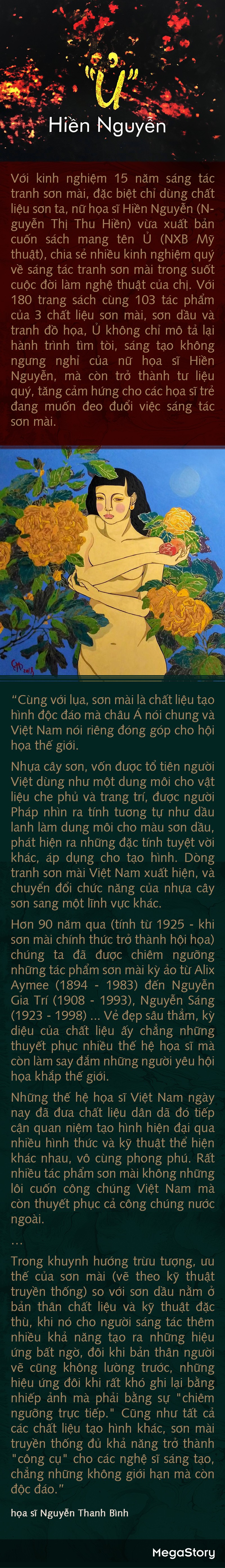 Tranh sơn mài - Không phải ai cũng dám dấn thân - Ảnh 7.