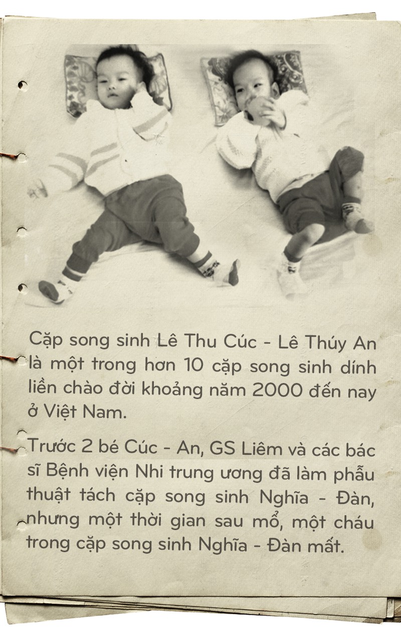 Cúc - An: Điều kỳ diệu của cặp song sinh dính liền 15 năm trước - Ảnh 1.