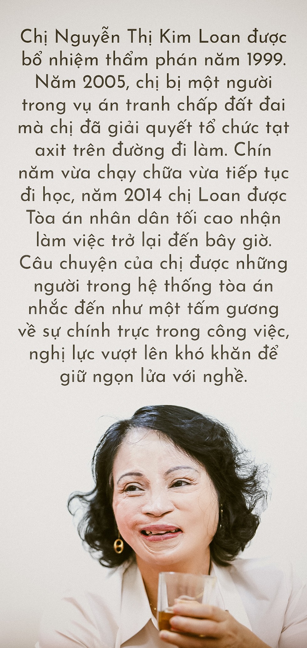 Hành trình trở lại nghề của nữ thẩm phán bị tạt axit - Ảnh 7.