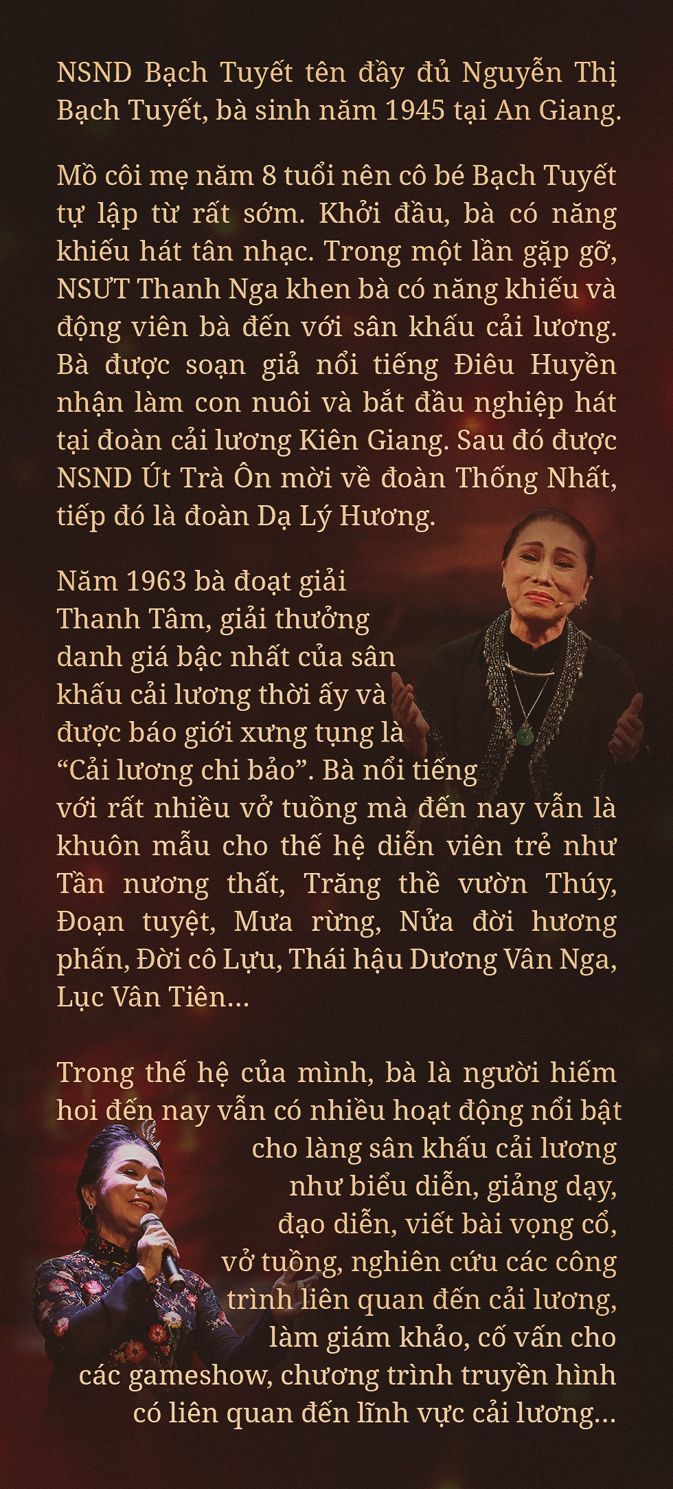 NSND Bạch Tuyết sợ gì cải lương không hấp dẫn! - Ảnh 14.