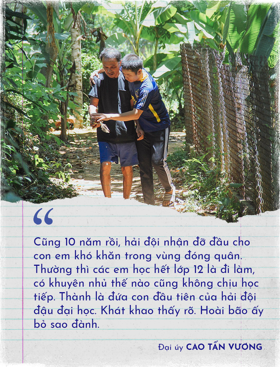 Chông chênh đường đến trường của chàng trai hiếu thảo - Ảnh 11.