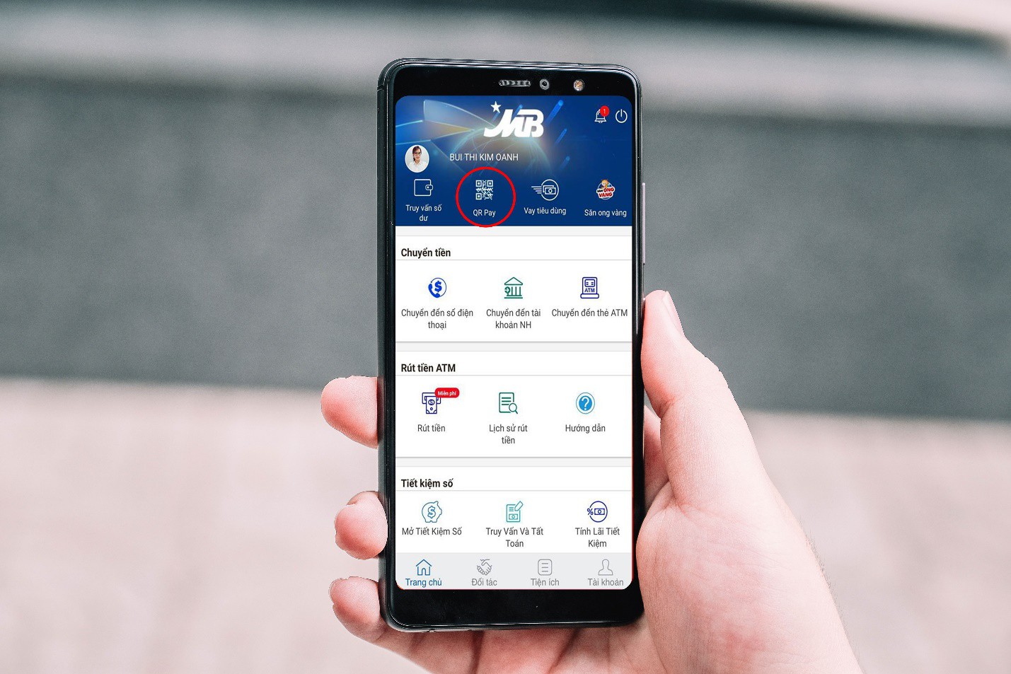 MB thêm tính năng QR Pay vào ứng dụng di động - Ảnh 1. MB thêm tính năng QR Pay vào ứng dụng di động - Ảnh 1.