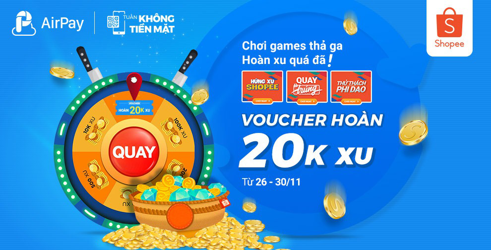 Thanh toán AirPay trên Shopee, hoàn xu khủng tại Tuần không tiền mặt 26-30/11 - Ảnh 4.
