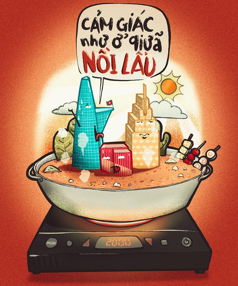 Dân mạng chế ảnh Sài Gòn nóng hầm hập không thua... nồi lẩu - Ảnh 1. Dân mạng chế ảnh Sài Gòn nóng hầm hập không thua... nồi lẩu - Ảnh 1.