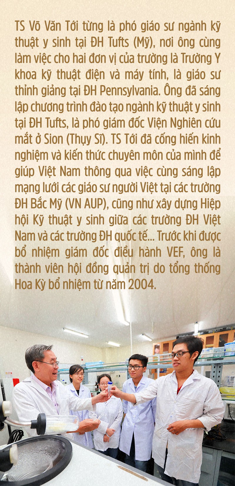 GS Võ Văn Tới: Về nước vì sinh viên Việt Nam thất bại - Ảnh 11.