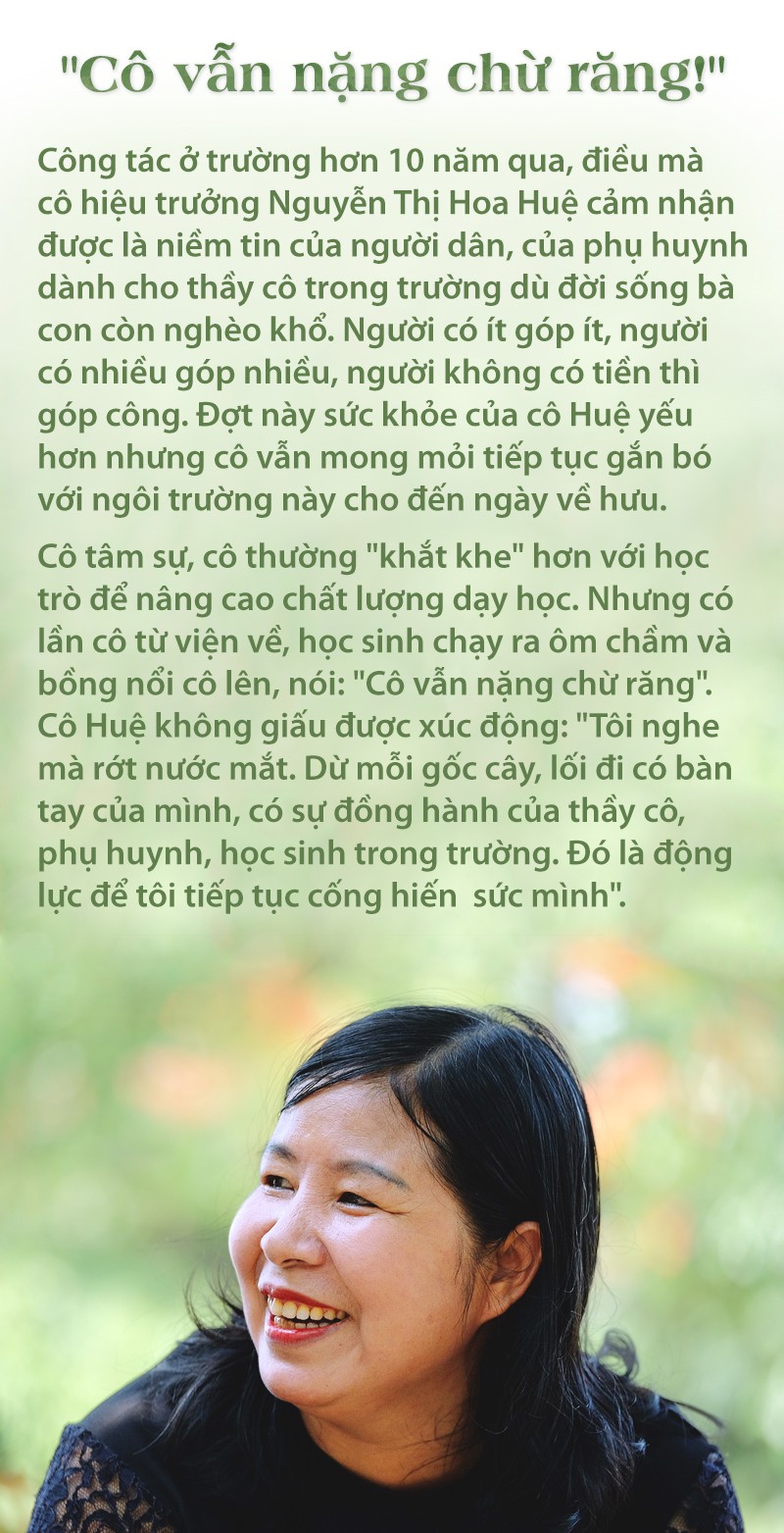 Ngôi trường rợp bóng cây như công viên - Ảnh 11.
