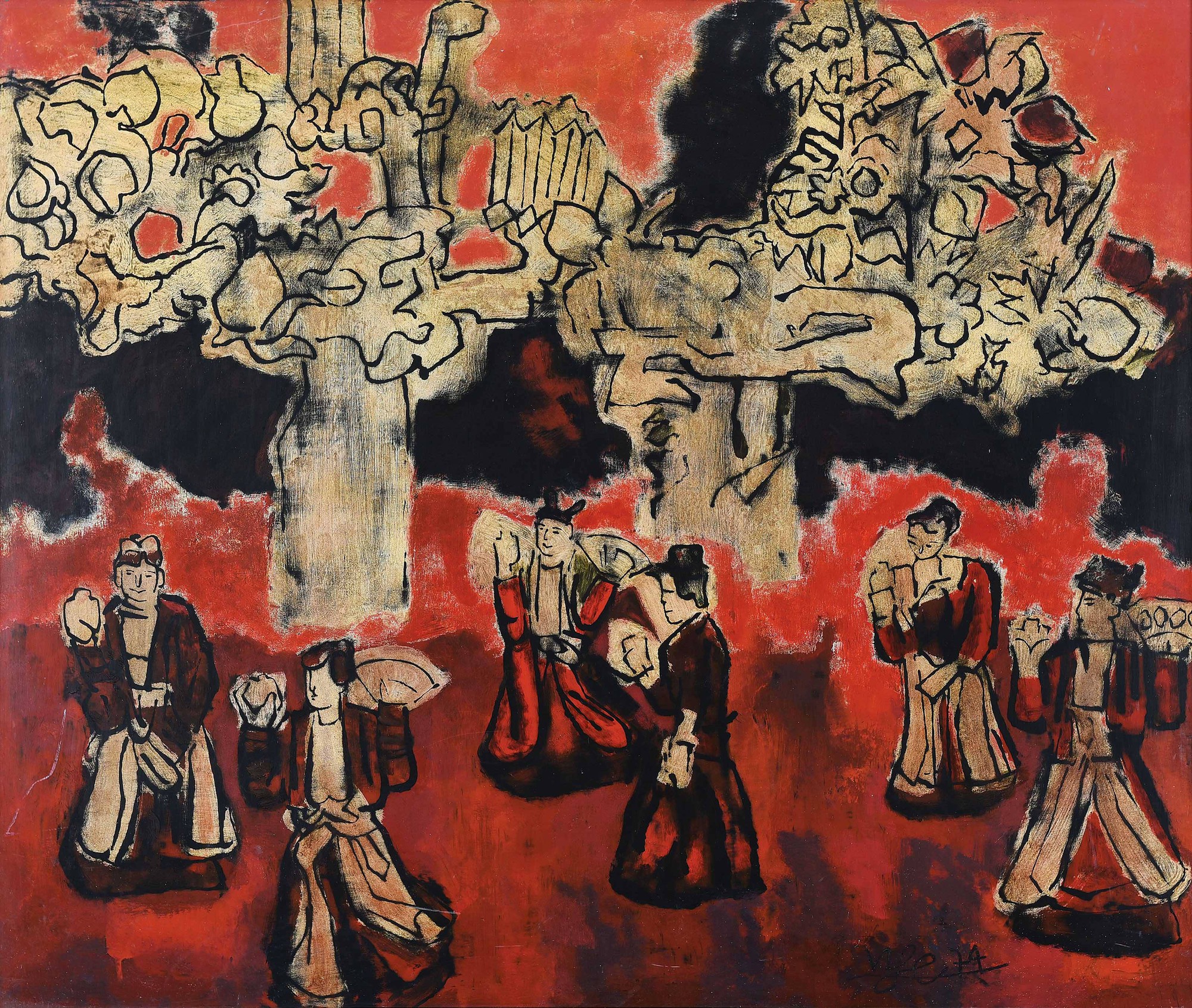 Tranh khỏa thân của Lê Phổ được mua giá kỷ lục 1,4 triệu USD - Ảnh 7. Tranh khỏa thân của Lê Phổ được mua giá kỷ lục 1,4 triệu USD - Ảnh 7.