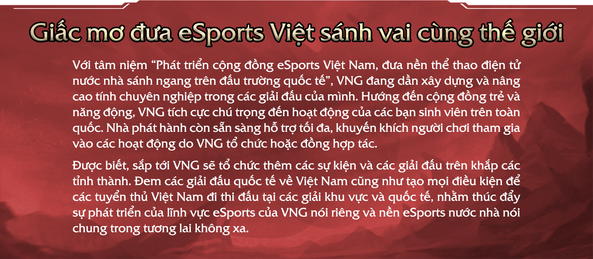 VNG: Từ những bước đi eSports sơ khởi đến ‘bom tấn’ Mobile Legends: Bang Bang - Ảnh 9.